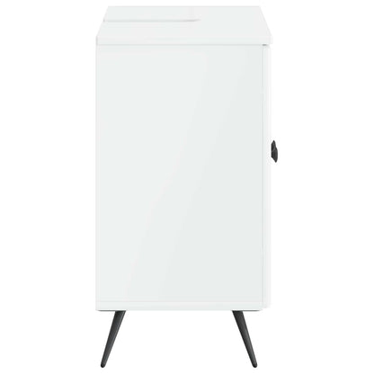 Badkamer wastafelkast BREDA Hoogglans Wit 59,5 x 31,5 x 59 cm