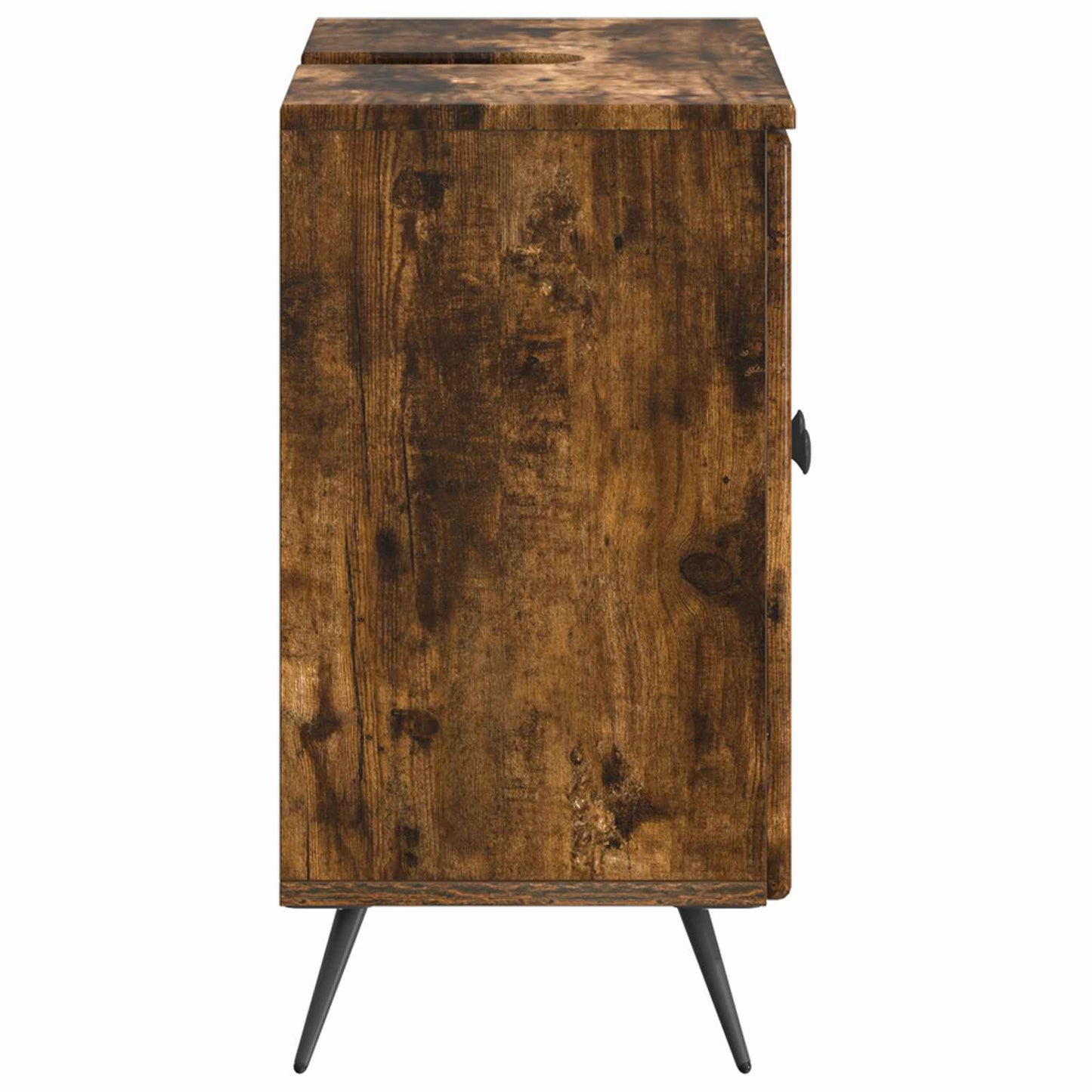 Badkamer wastafelkast BREDA Gerookt eiken 59,5 x 31,5 x 59 cm