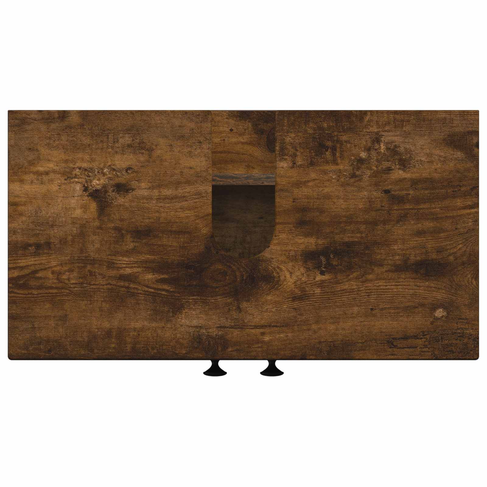 Badkamer wastafelkast BREDA Gerookt eiken 59,5 x 31,5 x 59 cm
