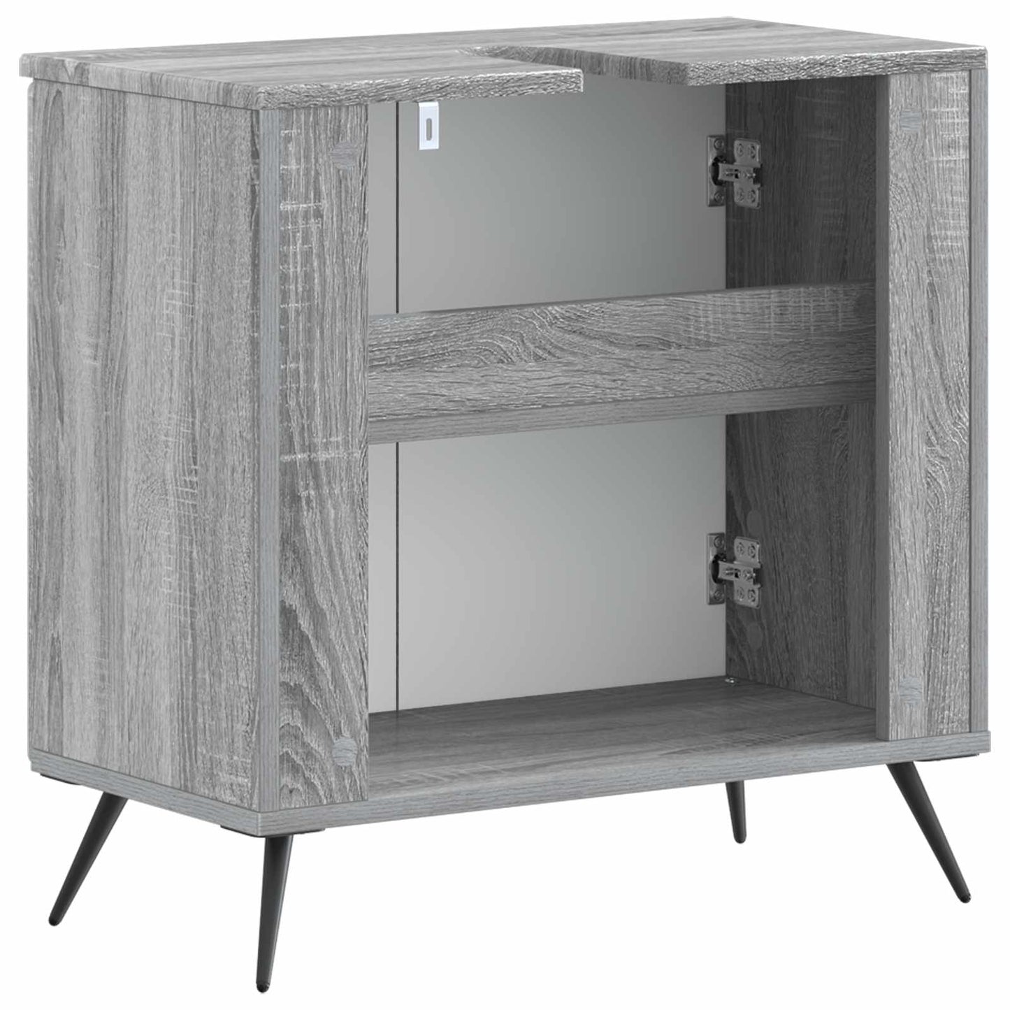 Badkamer wastafelkast BREDA Grijs Sonoma 59,5 x 31,5 x 59 cm
