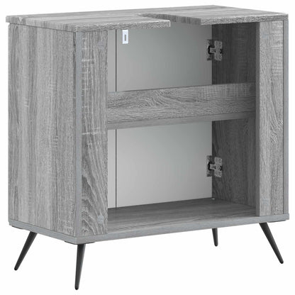 Badkamer wastafelkast BREDA Grijs Sonoma 59,5 x 31,5 x 59 cm