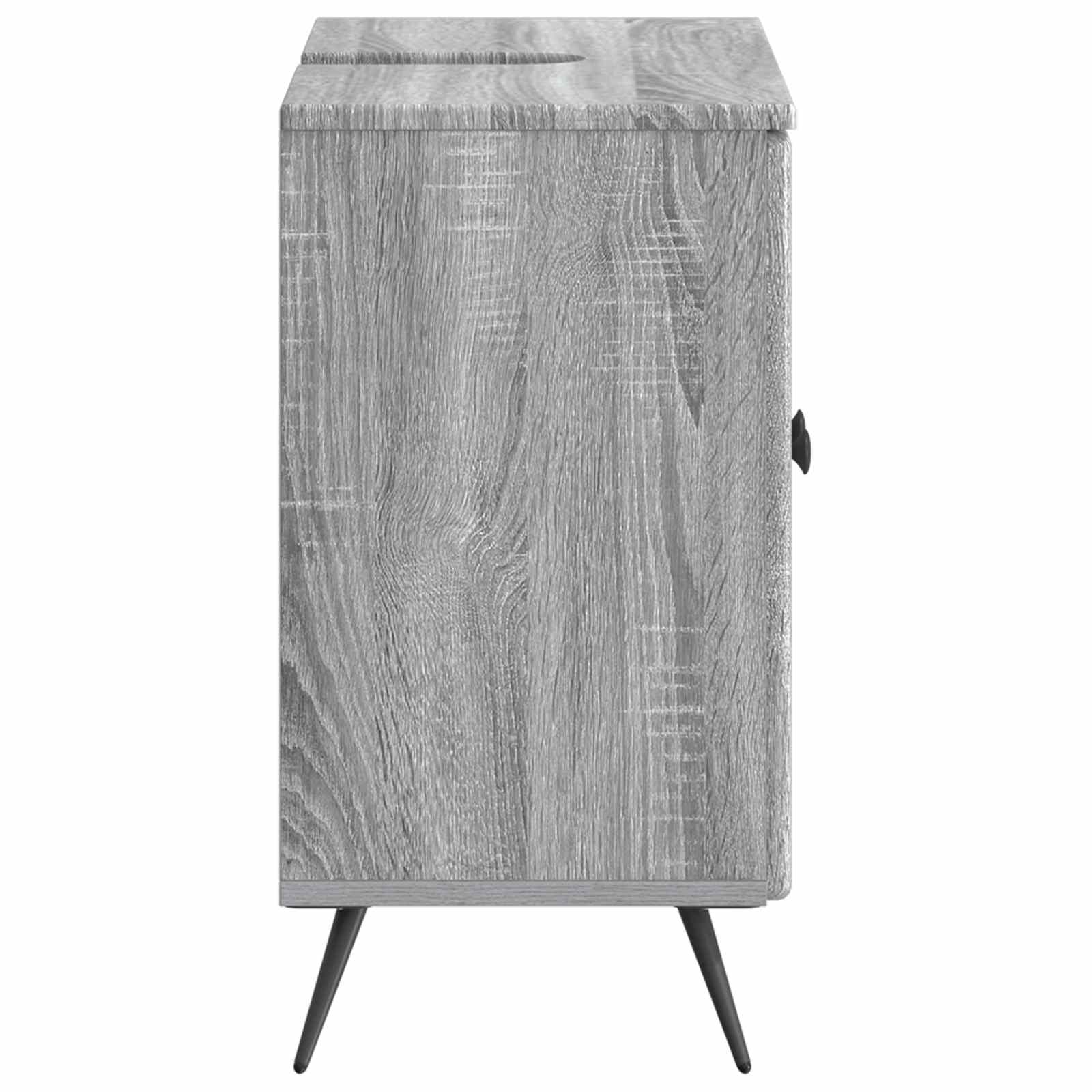 Badkamer wastafelkast BREDA Grijs Sonoma 59,5 x 31,5 x 59 cm