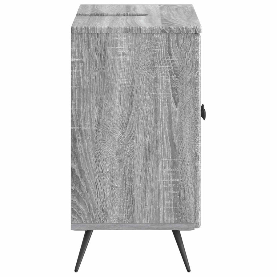 Badkamer wastafelkast BREDA Grijs Sonoma 59,5 x 31,5 x 59 cm