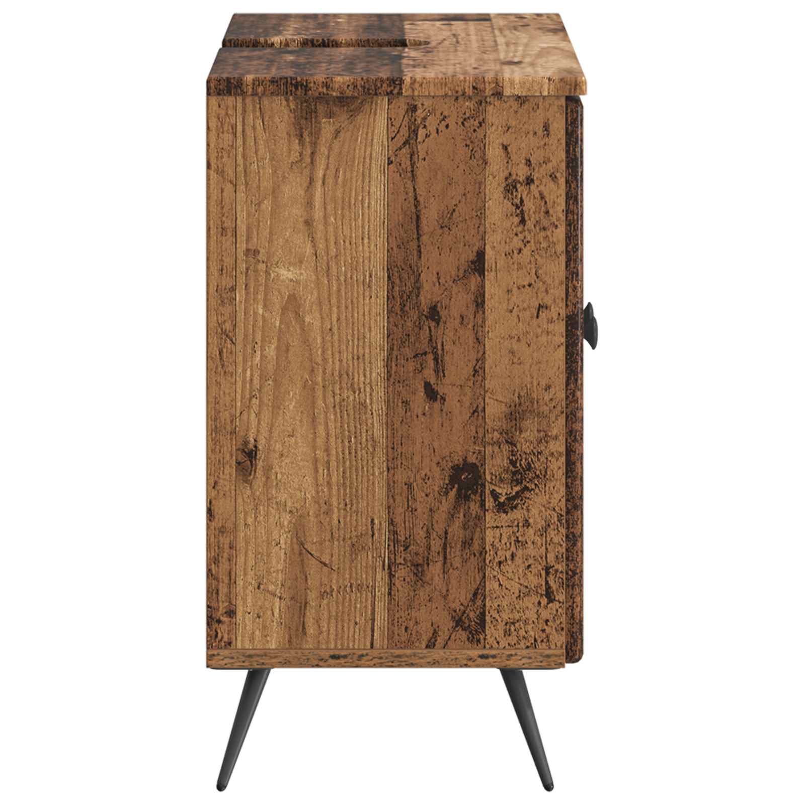 Badkamer wastafelkast BREDA Oud hout 59,5 x 31,5 x 59 cm