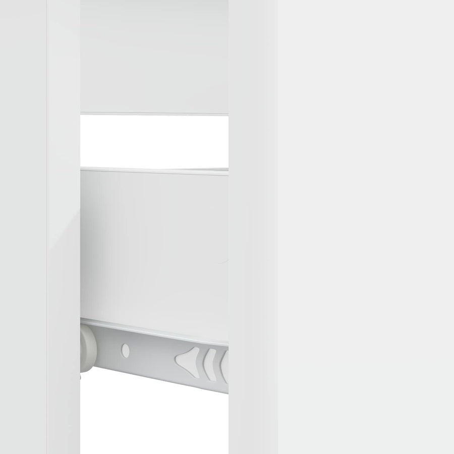 Badkamer wastafelkast BREDA Wit 82 x 41 x 59 cm Bewerkt hout