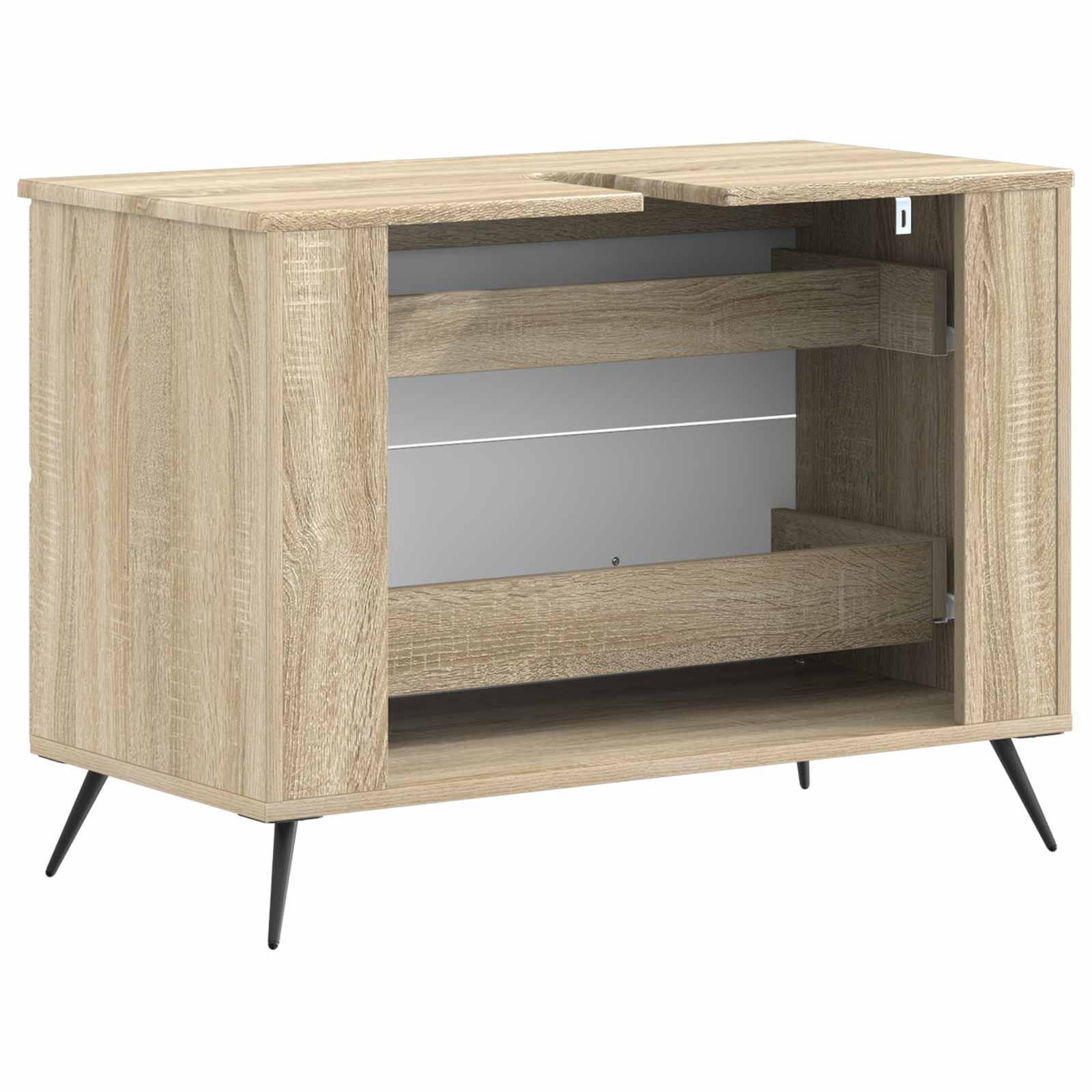 Badkamer wastafelkast BREDA Sonoma Eiken 82 x 41 x 59 cm