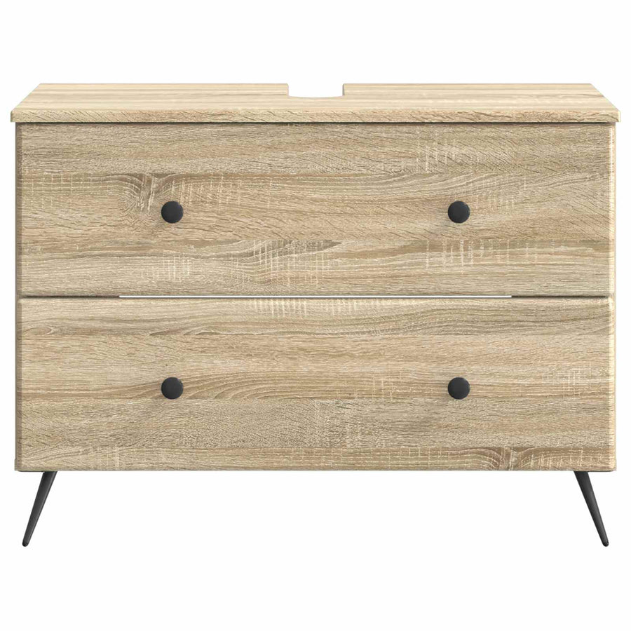 Badkamer wastafelkast BREDA Sonoma Eiken 82 x 41 x 59 cm
