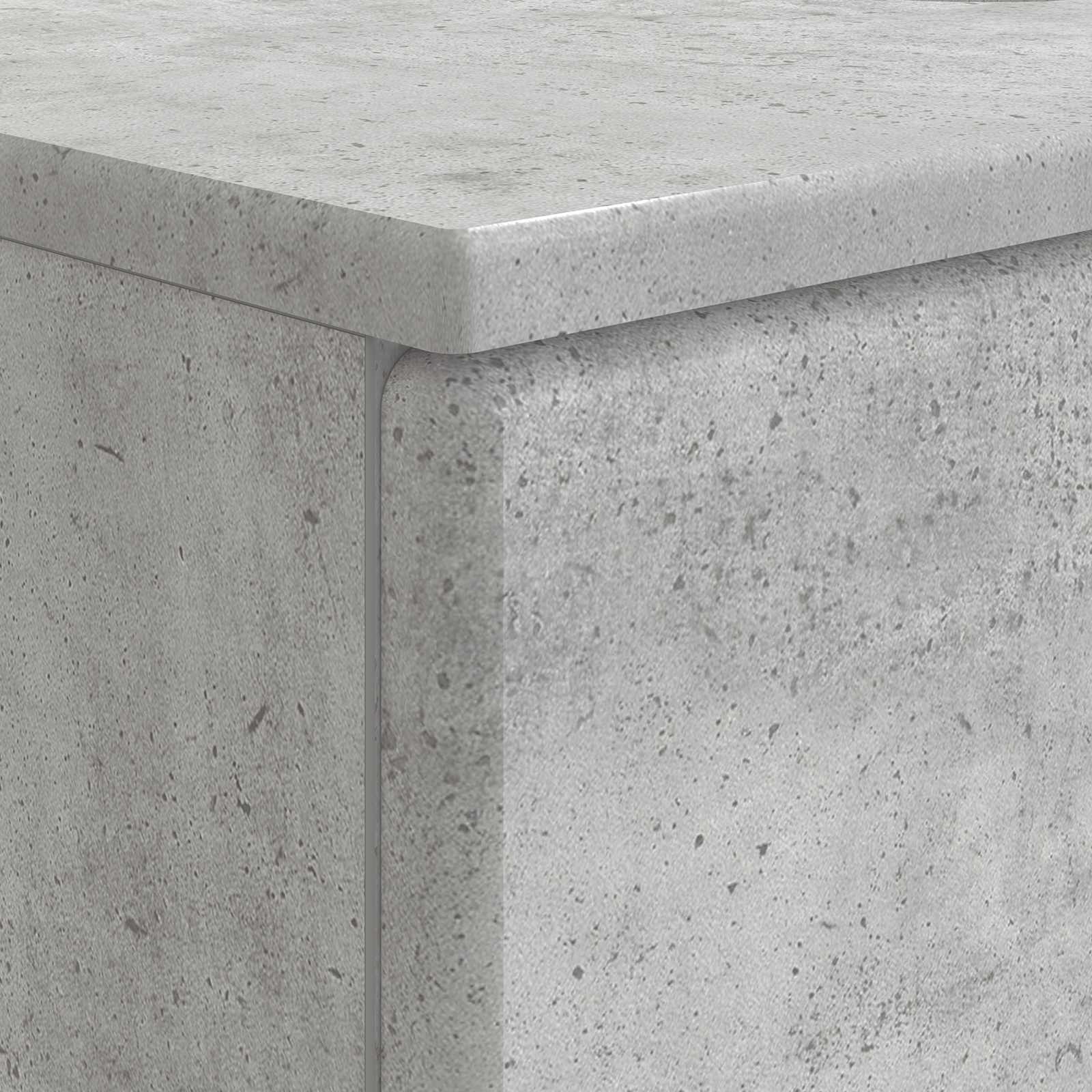 Badkamer wastafelkast BREDA Betongrijs 82 x 41 x 59 cm