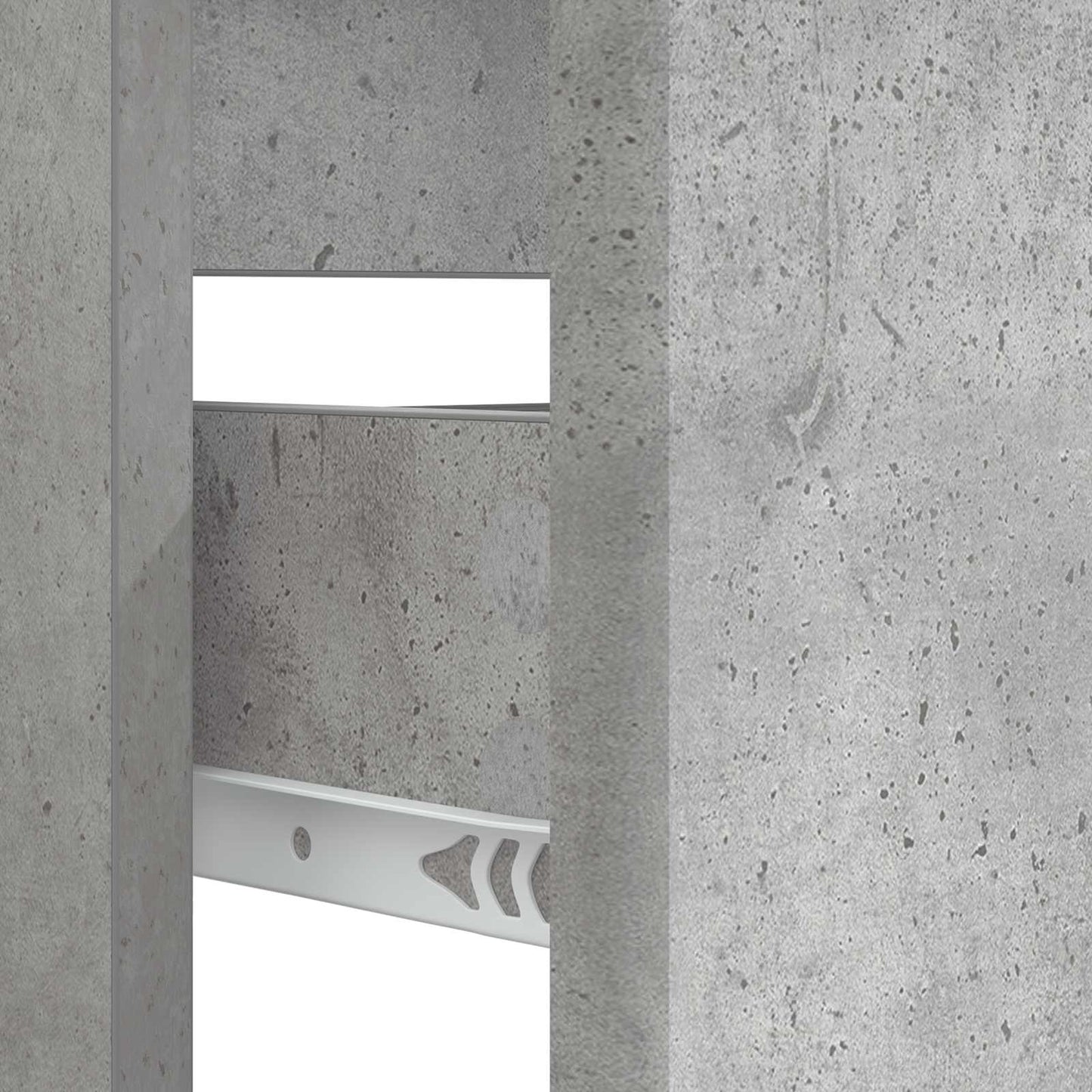 Badkamer wastafelkast BREDA Betongrijs 82 x 41 x 59 cm