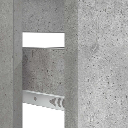 Badkamer wastafelkast BREDA Betongrijs 82 x 41 x 59 cm