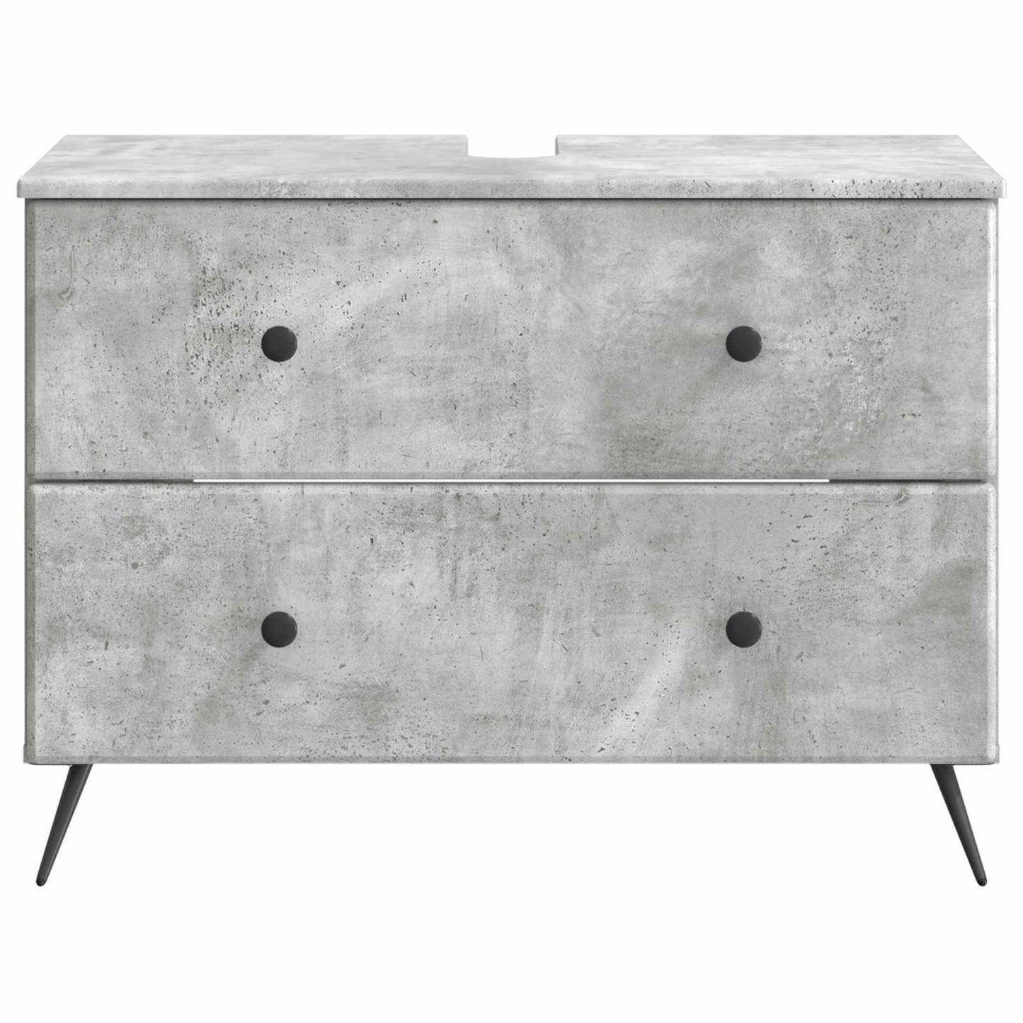 Badkamer wastafelkast BREDA Betongrijs 82 x 41 x 59 cm