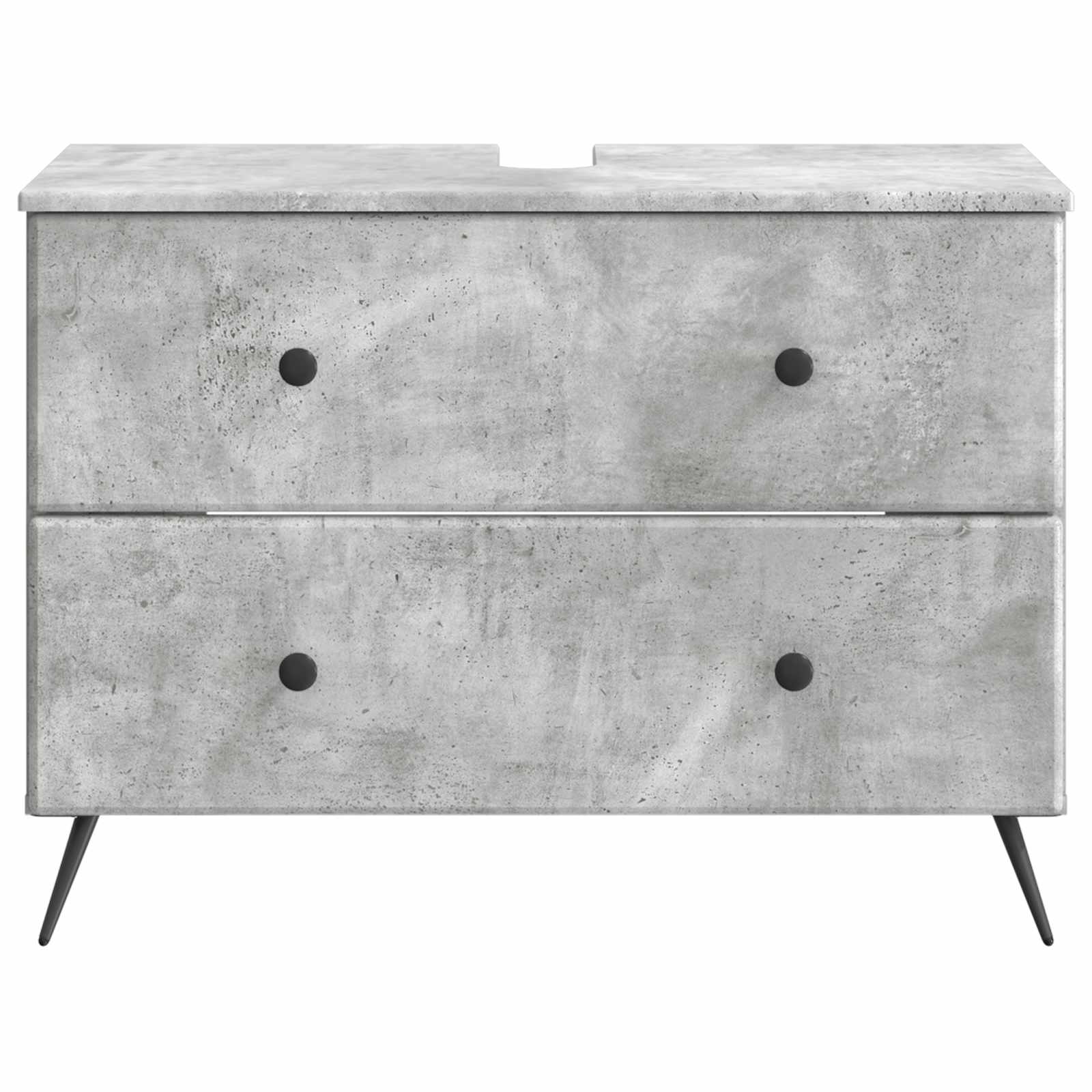 Badkamer wastafelkast BREDA Betongrijs 82 x 41 x 59 cm