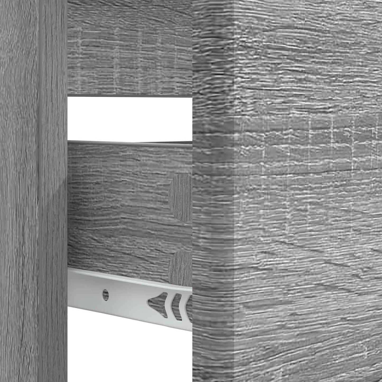Badkamer wastafelkast BREDA Grijs Sonoma 82 x 41 x 59 cm