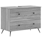 Badkamerkast Breda 82x41x59 cm grijs sonoma