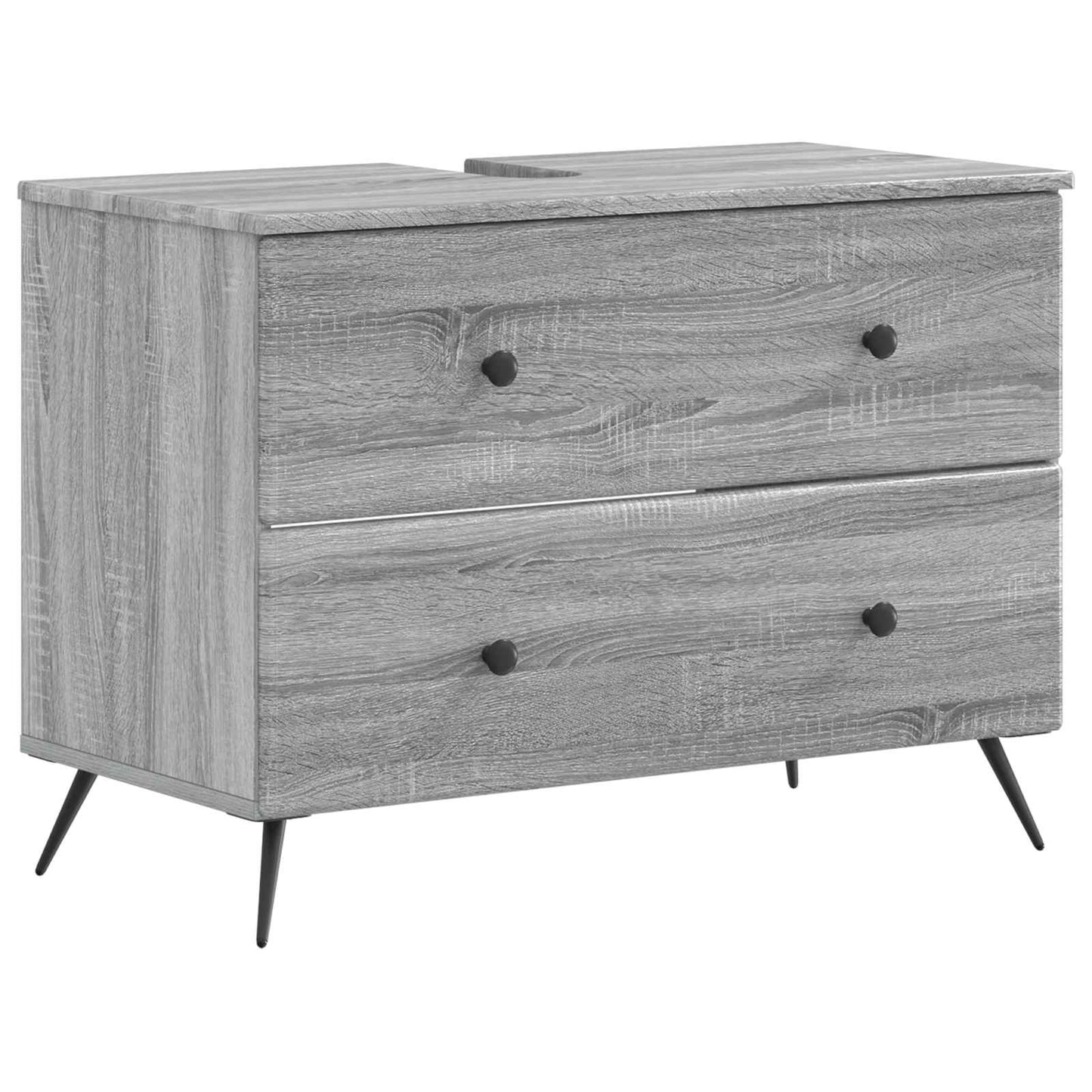 Badkamer wastafelkast BREDA Grijs Sonoma 82 x 41 x 59 cm