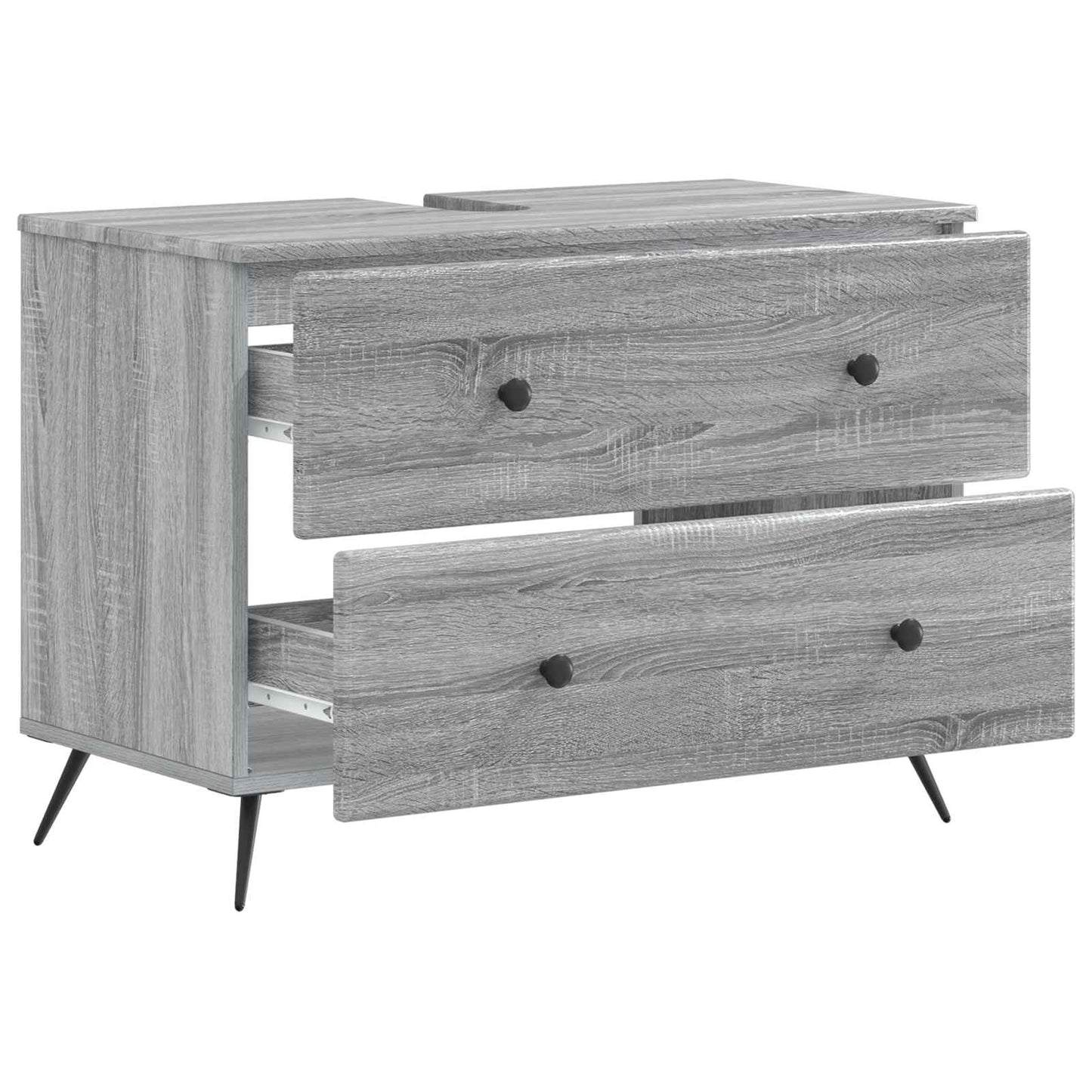 Badkamer wastafelkast BREDA Grijs Sonoma 82 x 41 x 59 cm