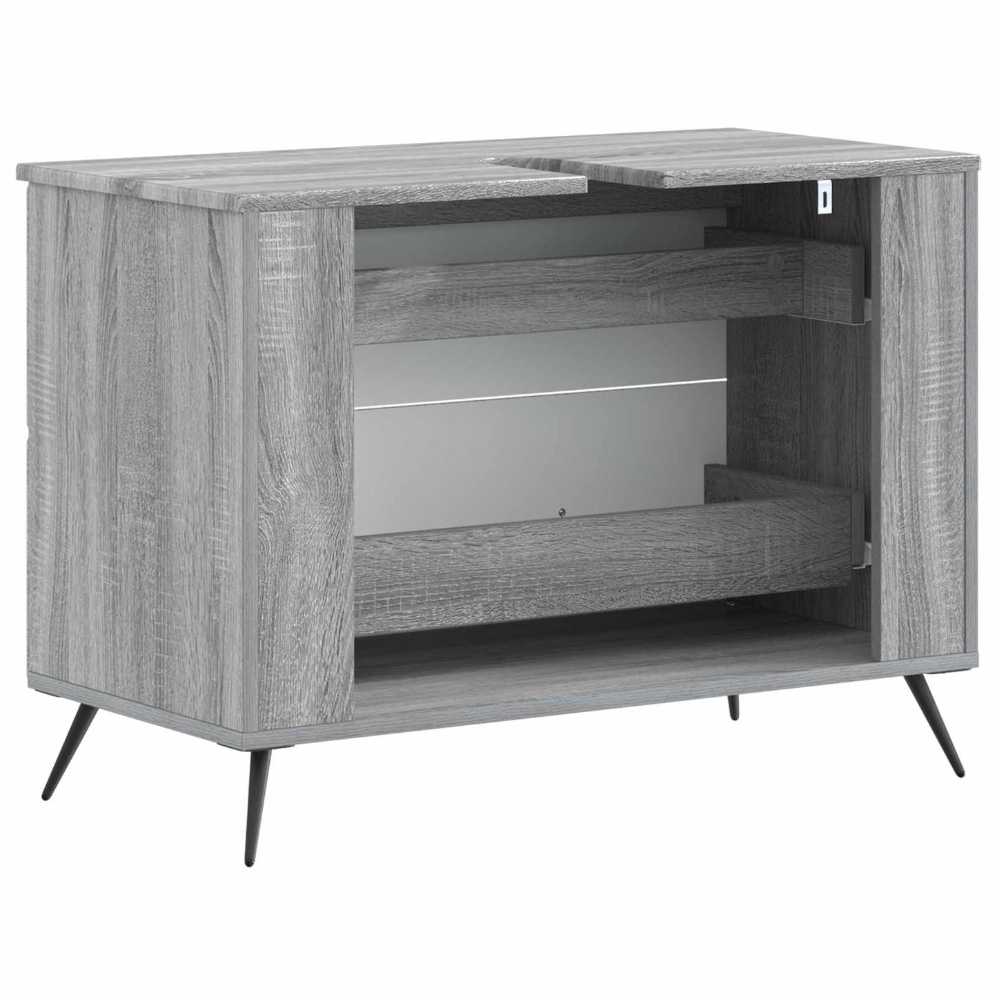 Badkamer wastafelkast BREDA Grijs Sonoma 82 x 41 x 59 cm