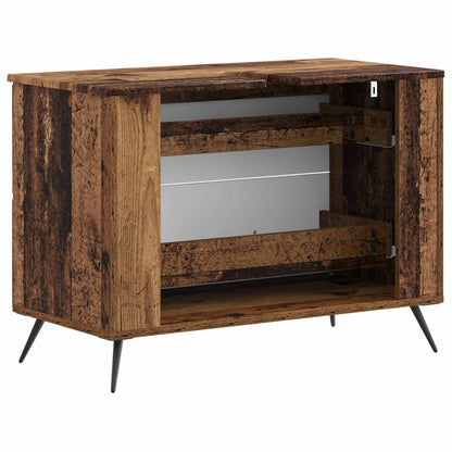 Badkamer wastafelkast BREDA Oud hout 82 x 41 x 59 cm