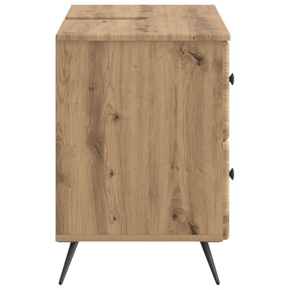 Badkamer wastafelkast BREDA Artisanaal eiken 82 x 41 x 59 cm