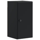 Badkamer wandkast Breda 30x31x59 cm zwart bewerkt hout
