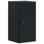 Badkamer wandkast Breda 30x31x59 cm zwart bewerkt hout