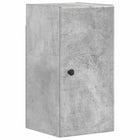 Badkamerkast 30x31x59 cm betongrijs bewerkt hout