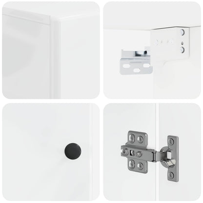 Badkamer wandkast BREDA Hoogglans Wit 30 x 31 x 59 cm