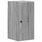 Badkamer wandkast 30x31x59 cm bewerkt hout grijs