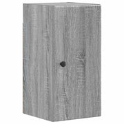 Badkamer wandkast 30x31x59 cm bewerkt hout grijs