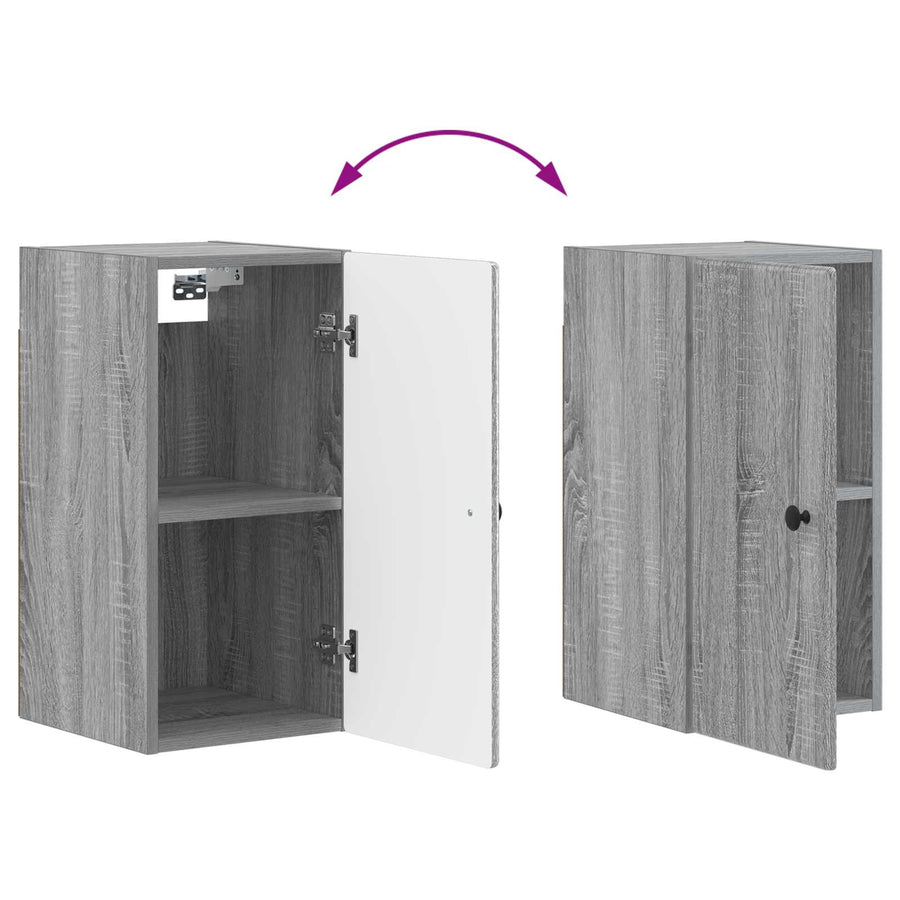 Badkamer wandkast BREDA Grijs Sonoma 30 x 31 x 59 cm