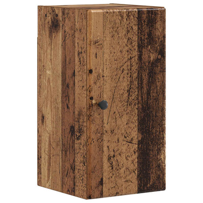 Badkamer wandkast BREDA Oud hout 30 x 31 x 59 cm Bewerkt hout