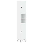 Badkamerkast Breda open plank 30x31x190 cm wit