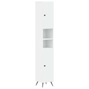 Badkamerkast Breda open plank 30x31x190 cm wit