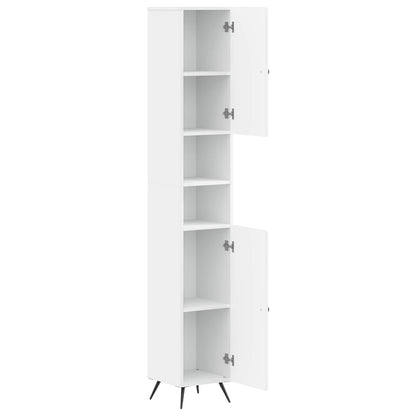 Badkamerkast met Open Plank BREDA Wit 30 x 31 x 190 cm