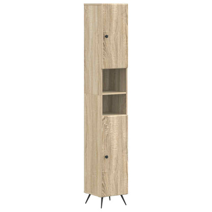 Badkamerkast met Open Plank BREDA Sonoma Eiken 30 x 31 x 190 cm