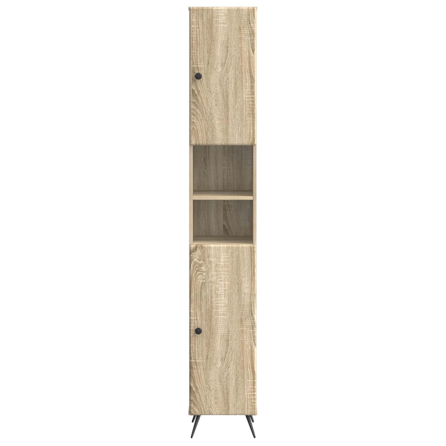 Badkamerkast met Open Plank BREDA Sonoma Eiken 30 x 31 x 190 cm