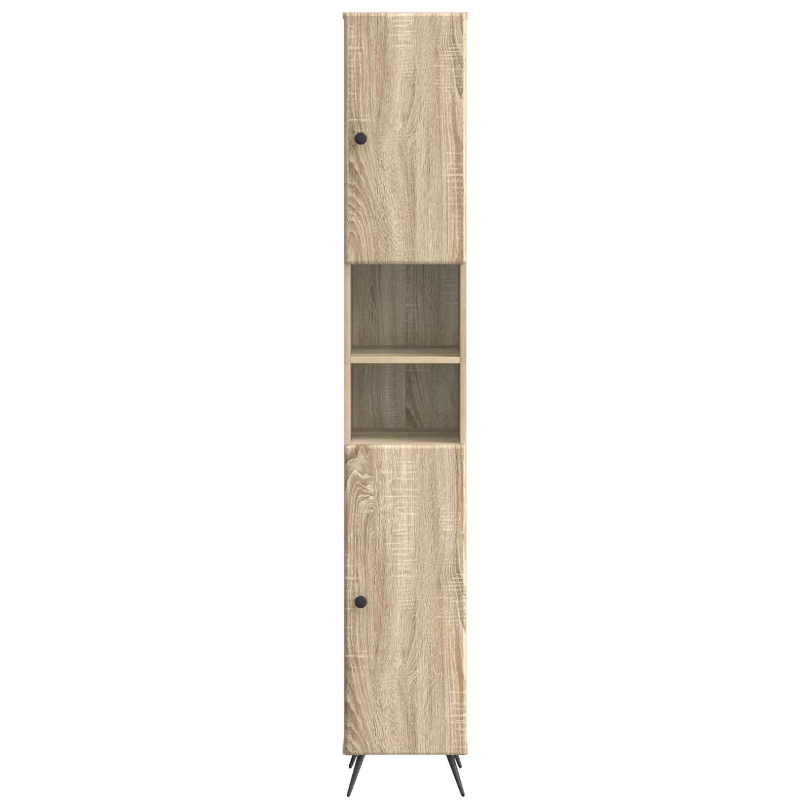Badkamerkast met Open Plank BREDA Sonoma Eiken 30 x 31 x 190 cm
