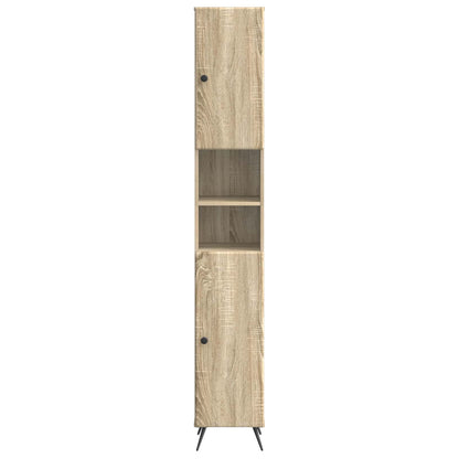 Badkamerkast met Open Plank BREDA Sonoma Eiken 30 x 31 x 190 cm