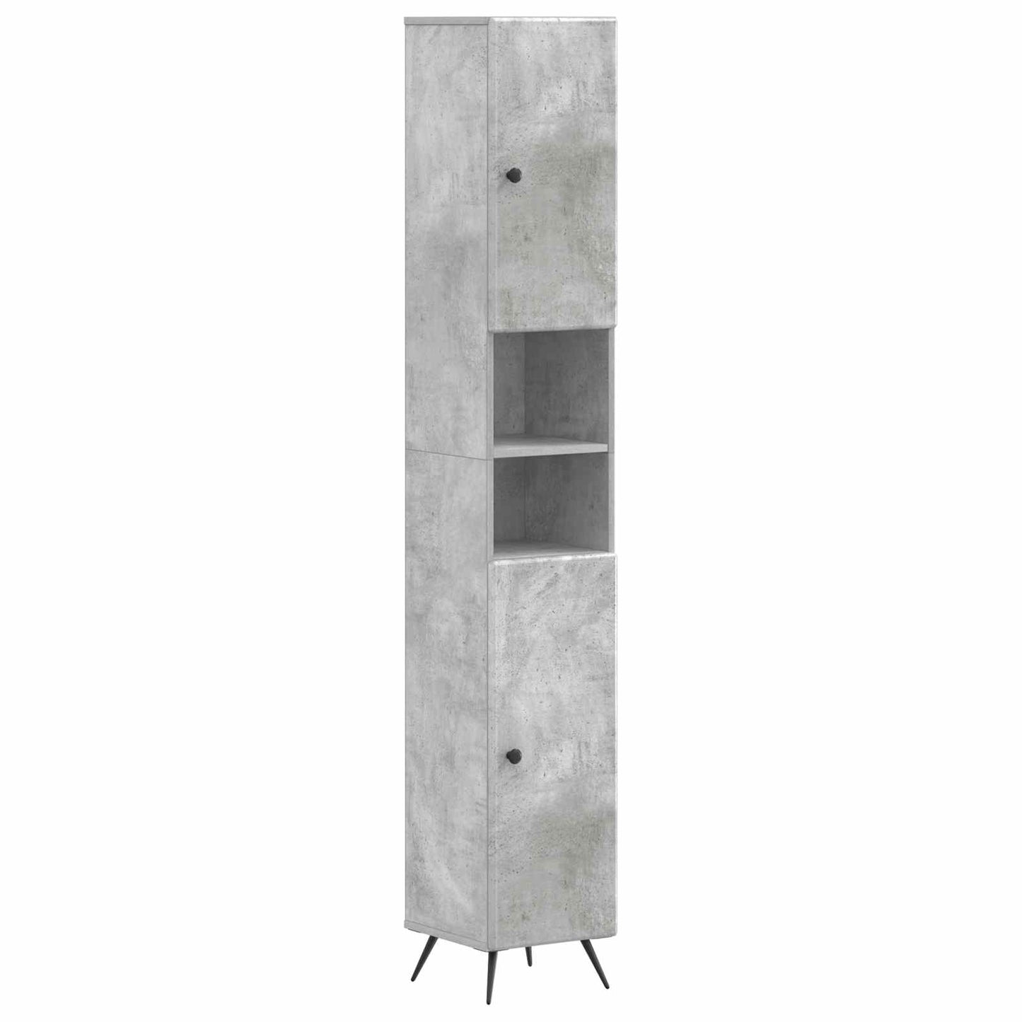 Badkamerkast met Open Plank BREDA Betongrijs 30 x 31 x 190 cm