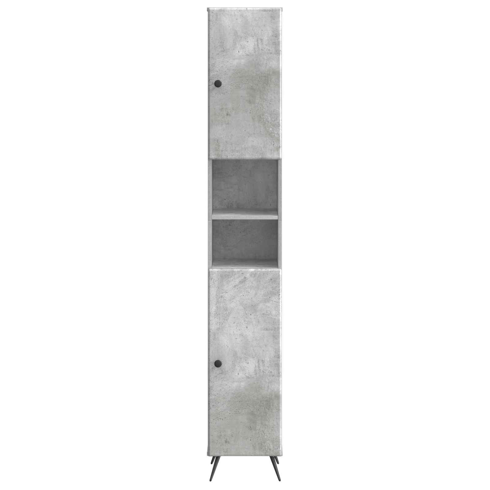 Badkamerkast met Open Plank BREDA Betongrijs 30 x 31 x 190 cm