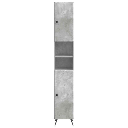 Badkamerkast met Open Plank BREDA Betongrijs 30 x 31 x 190 cm
