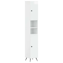 Badkamerkast met Open Plank BREDA Hoogglans Wit