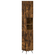 Badkamerkast 30x31x190 cm gerookt eiken