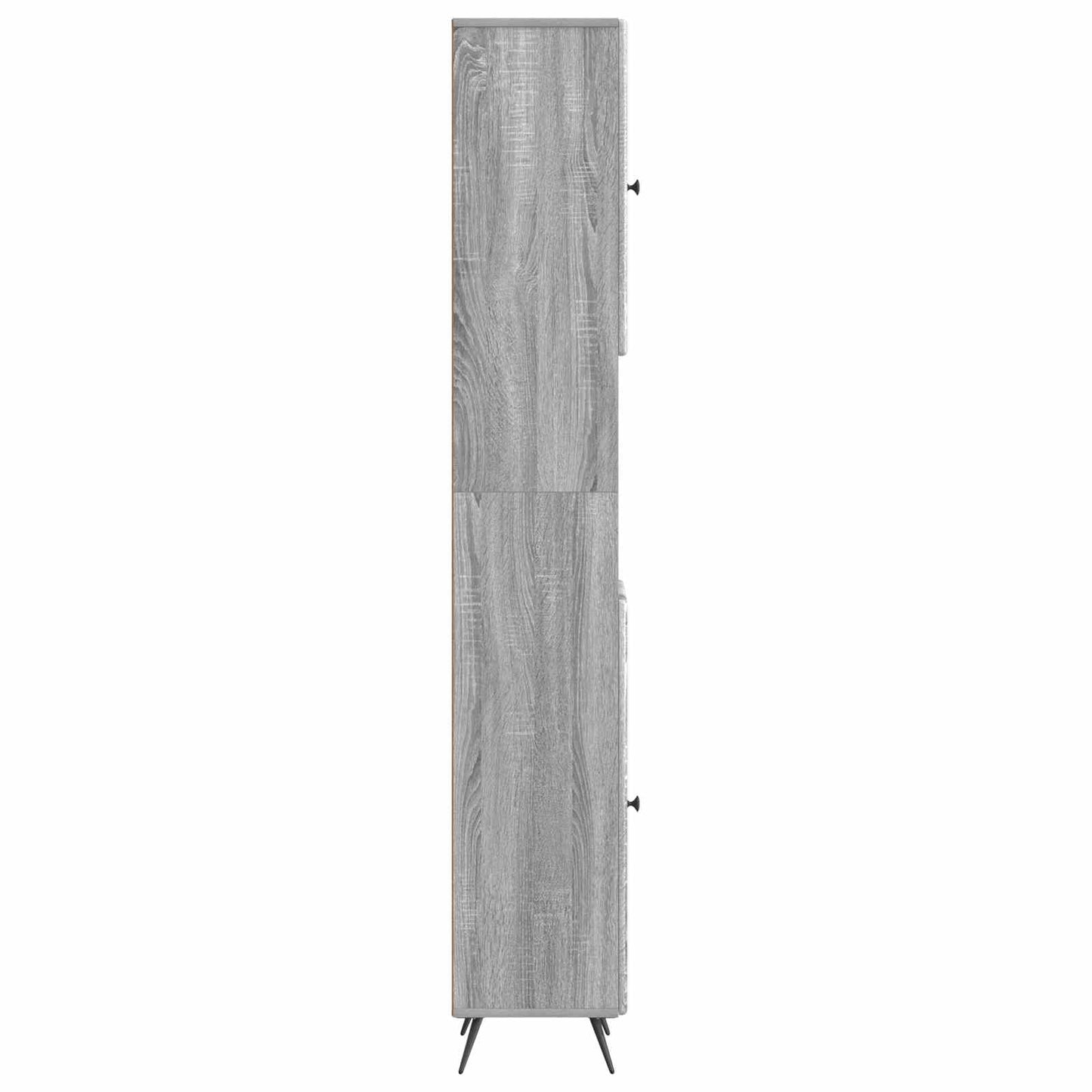 Badkamerkast met Open Plank BREDA Grijs Sonoma 30 x 31 x 190 cm