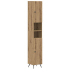 Badkamerkast oud hout 30x31x190 cm
