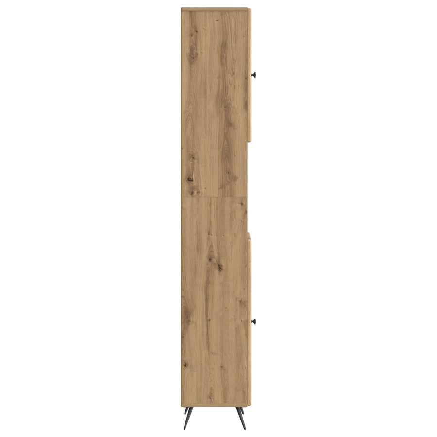 Badkamerkast met Open Plank BREDA Oud hout 30 x 31 x 190 cm