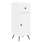 Badkamerkast Breda 30x31x80 cm wit bewerkt hout