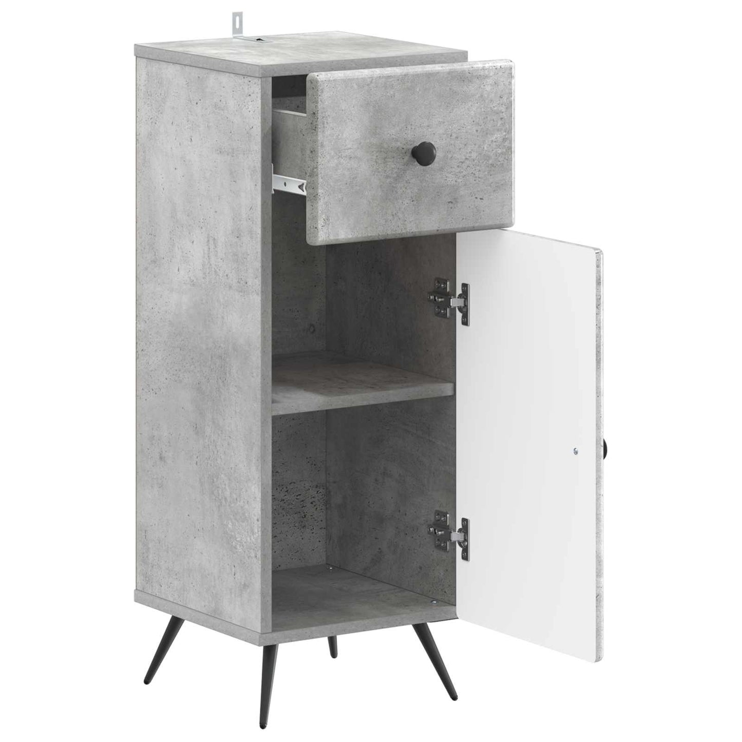 Badkamer Opbergkast BREDA Betongrijs 30 x 31 x 80 cm