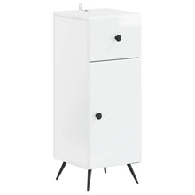 Badkamer Opbergkast BREDA Hoogglans Wit 30 x 31 x 80 cm
