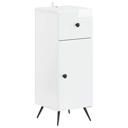 Badkamer Opbergkast BREDA Hoogglans Wit 30 x 31 x 80 cm